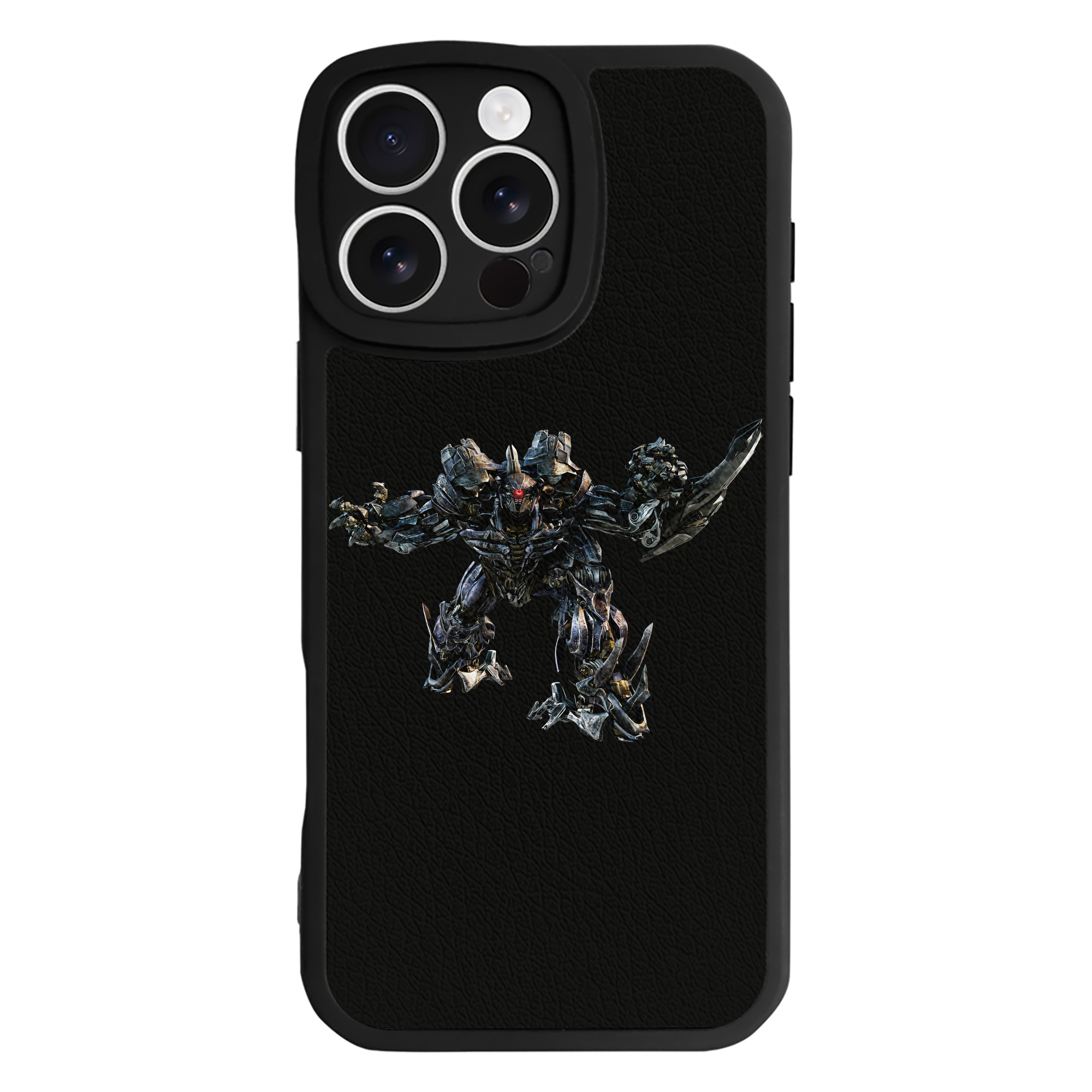 （画像用） Transformers トランスフォーマー 【iPhone 16シリーズ対応】シリコンスマホケース（レザー調） 材質：シリコン